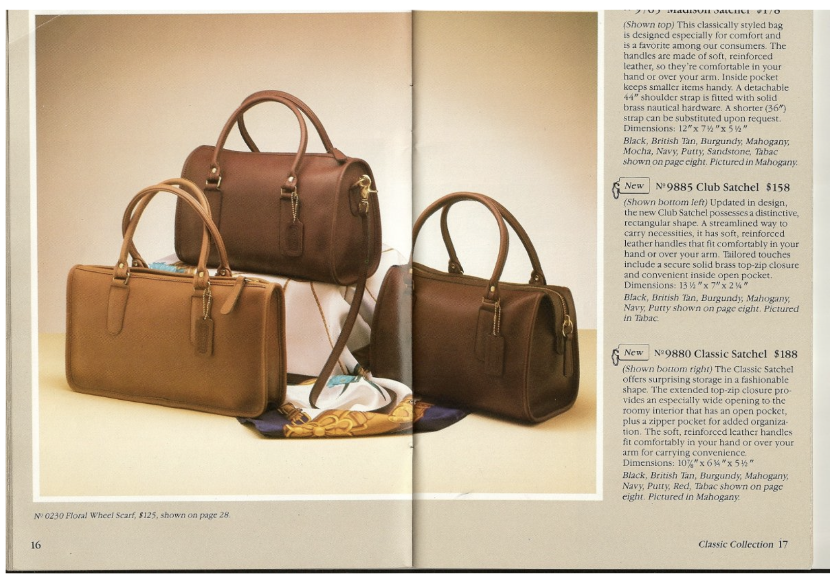 Club Satchel - Style 9885