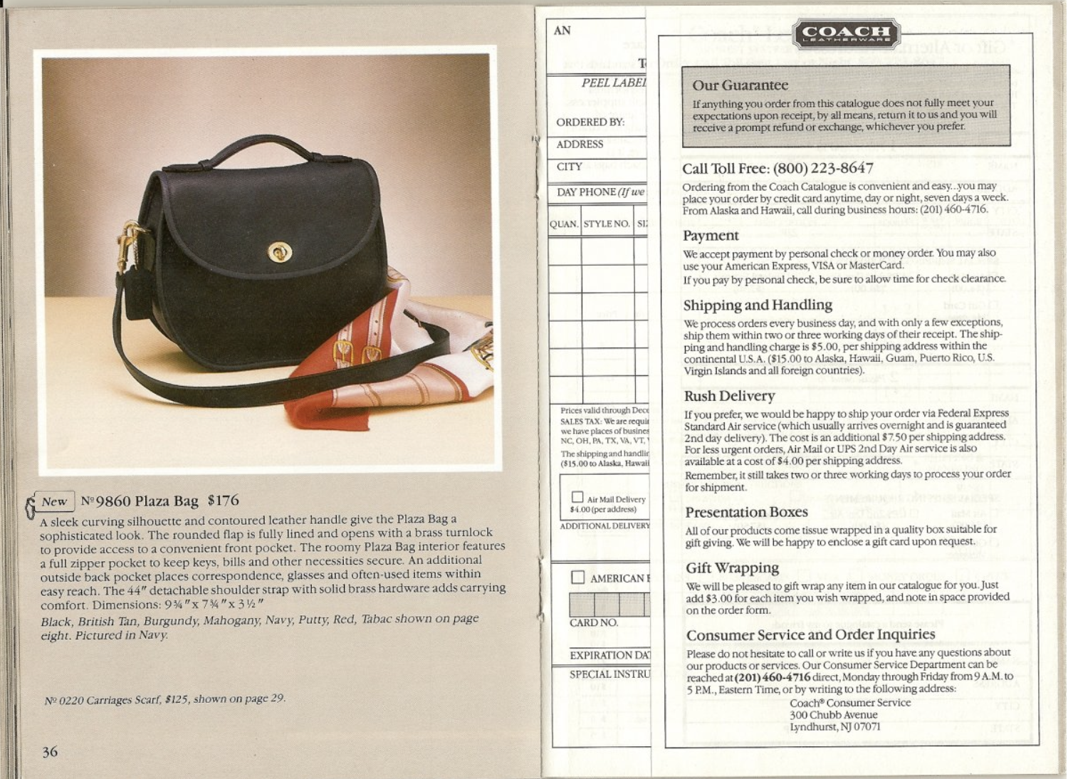 Plaza Bag - Style 9860