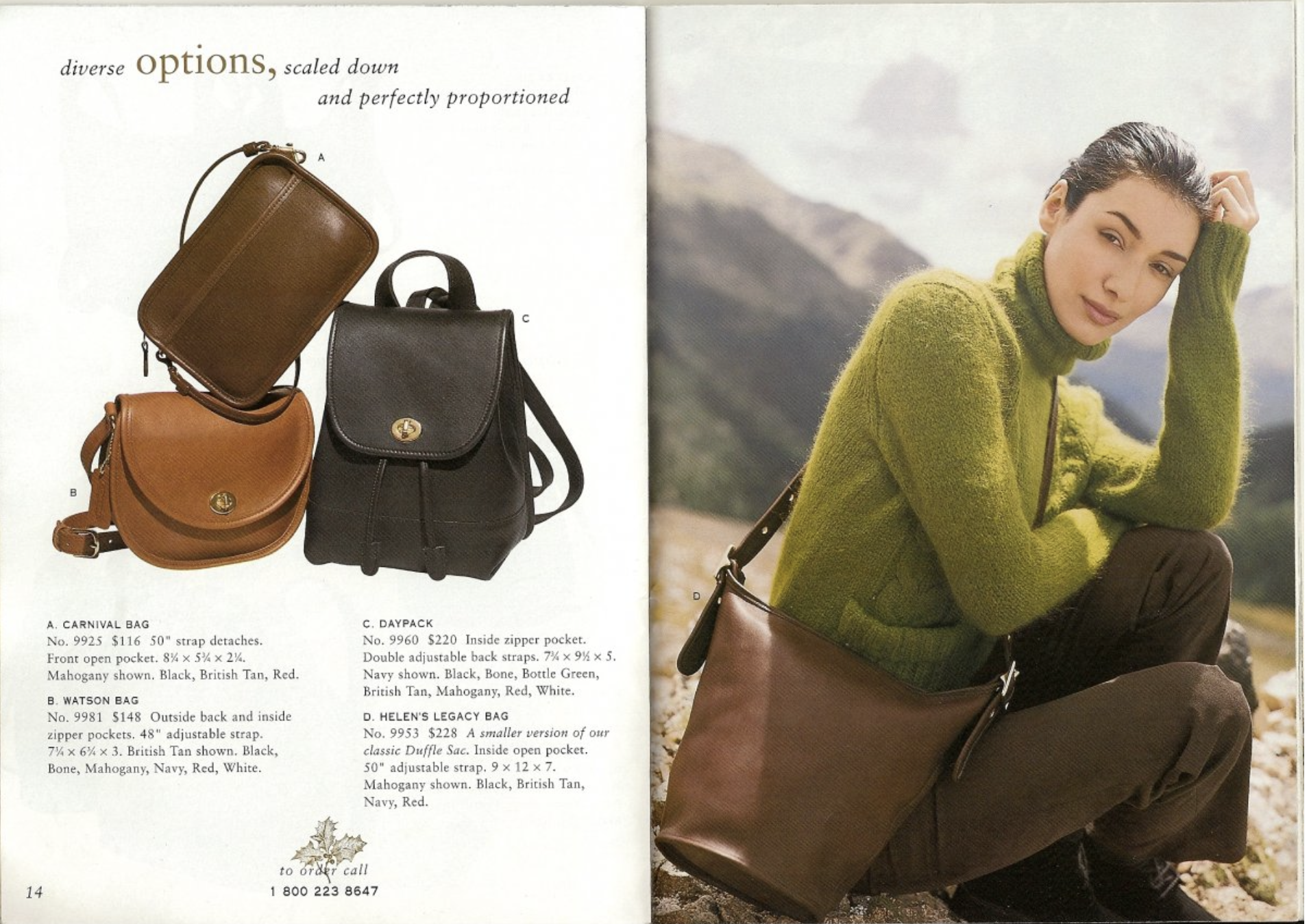 Helen's Legacy Bag - Style 9953